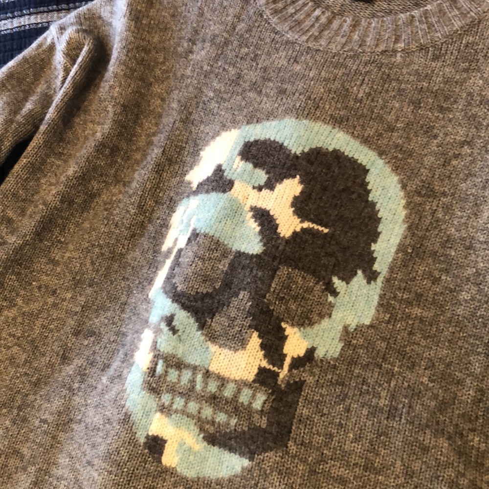 Skull Cashmere Camo Skull Sweater - Picture 9 of 9